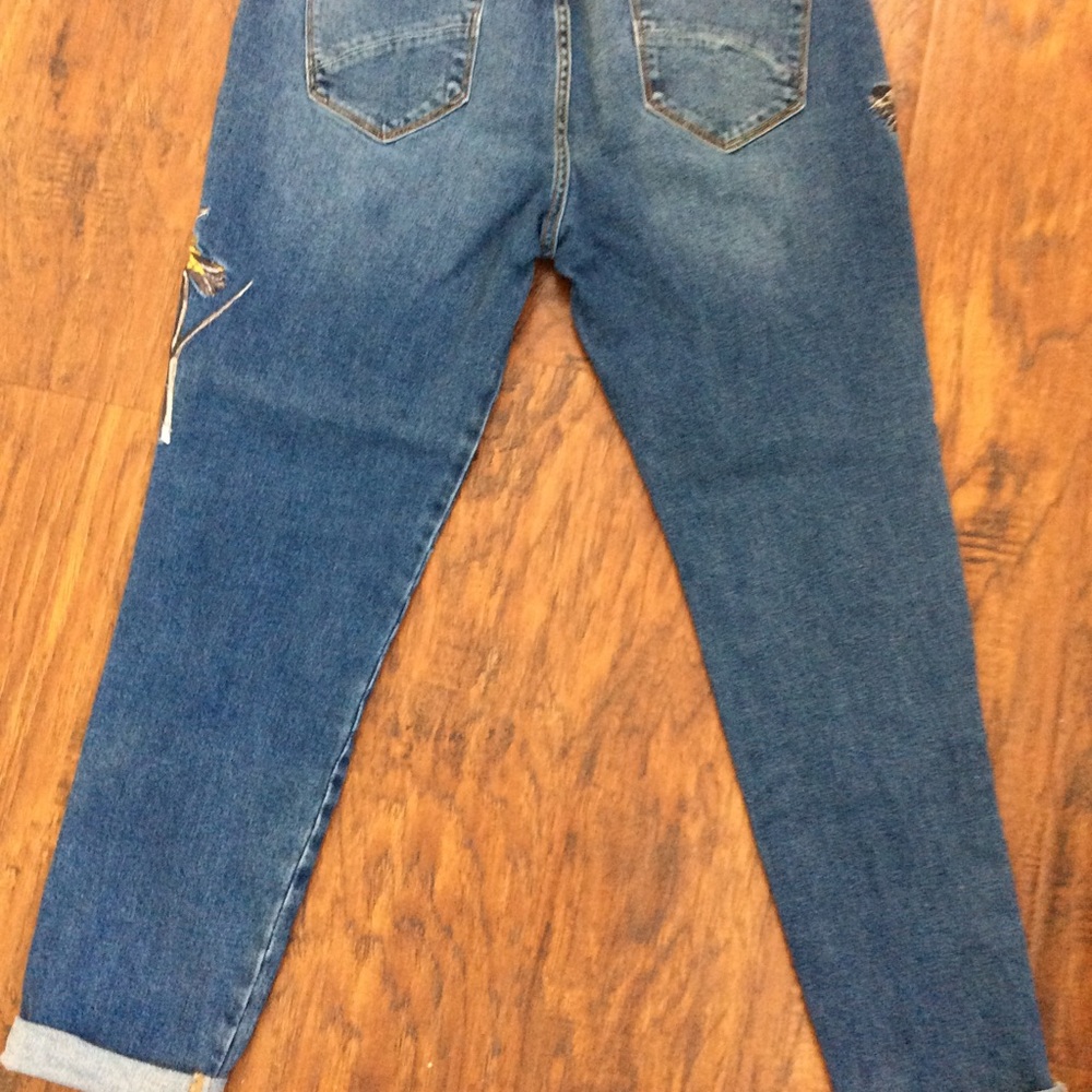 Driftwood Jackie Embroidered Jeans sz 32 - Picture 4 of 10